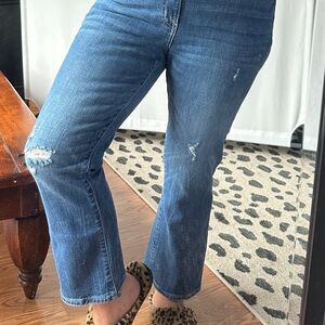 Studio Blue High Rise Kick Boot Ankle Jeans 31